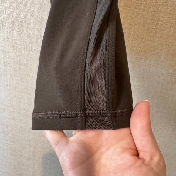 Athleta Salutation Stash Mesh 7/8 Tight Brown M High Rise Leggings - Picture 8 of 10